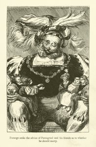 Illustration for the works of Rabelais 
